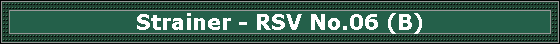 Strainer - RSV No.06 (B)
